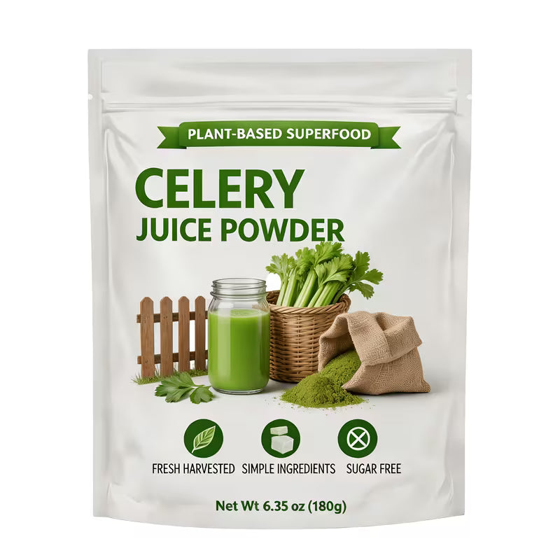 Celery Juice Powder, 6.35oz (180g) Peaceful Pleasures