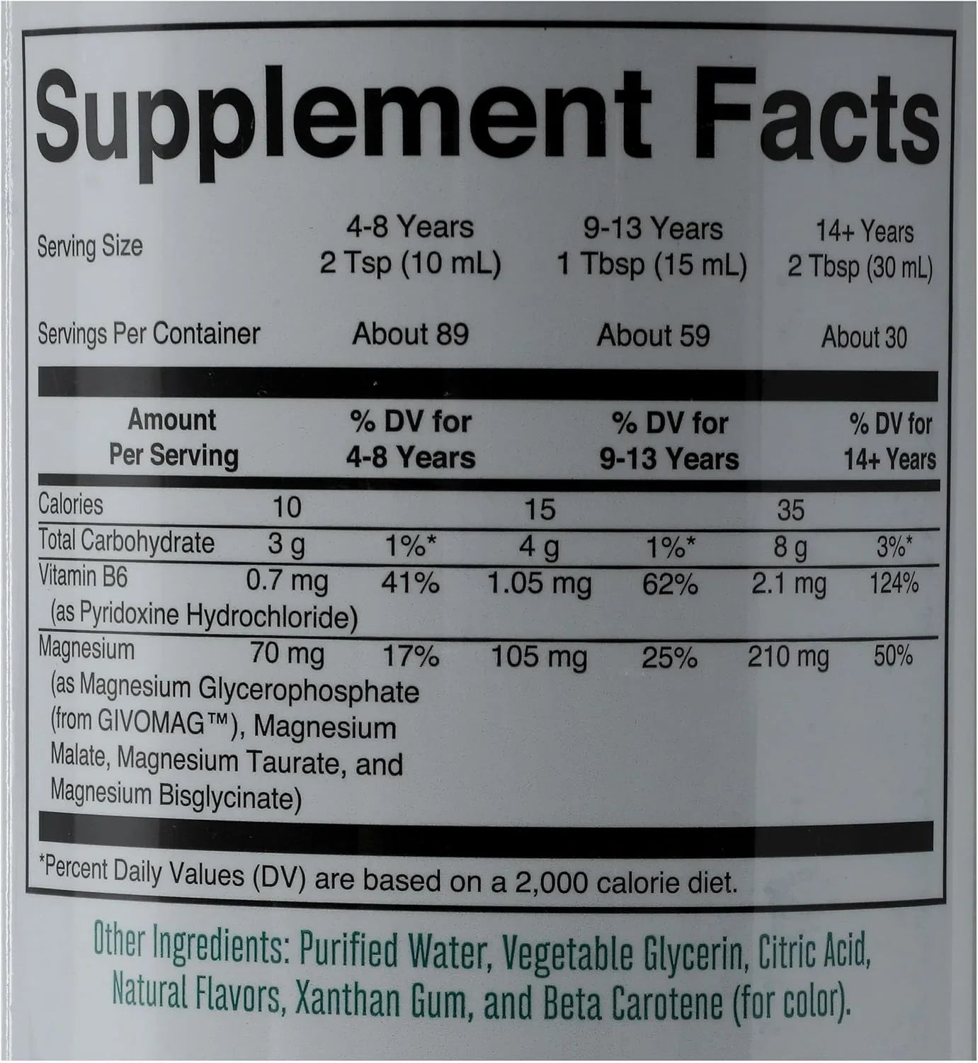 MaryRuth's Liquid Magnesium Blend Pineapple Nectarine 30 fl oz Peaceful Pleasures Health and Wellness