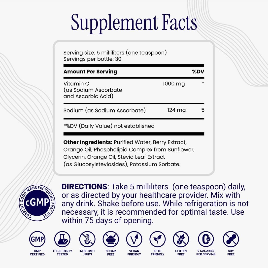 Supplement facts label with detailed nutritional information and directions on a white background.