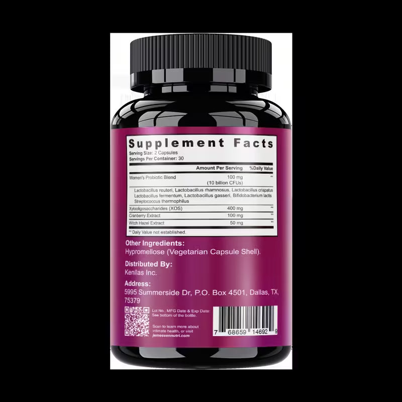 Women's Probiotic & Prebiotic Capsules – 150ct | Gut & pH Balance Peaceful Pleasures