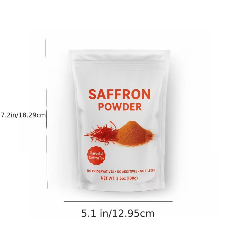 Saffron Powder 100G (3.53oz) – Premium Natural Spice Peaceful Pleasures
