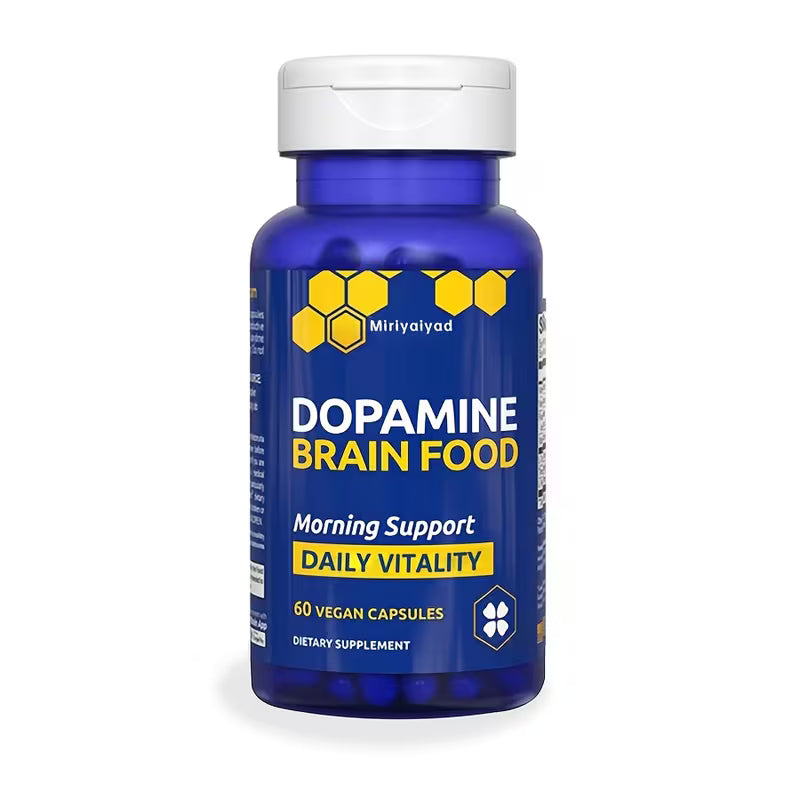 Dopamine Brain Food Support Supplement – Morning & Daily Vitality Peaceful Pleasures