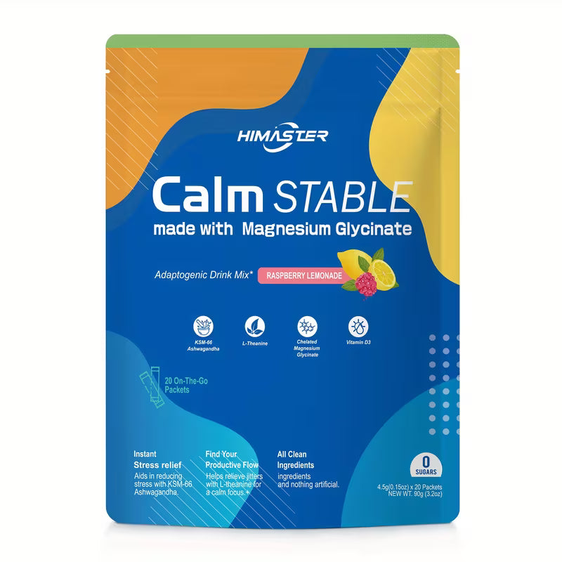 Himaster Calm Drink Mix – Magnesium, Ashwagandha, L-Theanine Peaceful Pleasures
