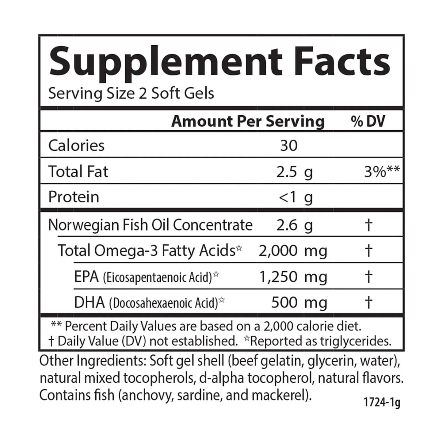 Carlson Maximum Omega 2000 - Lemon 2,000 mg 90 + 30 free gels