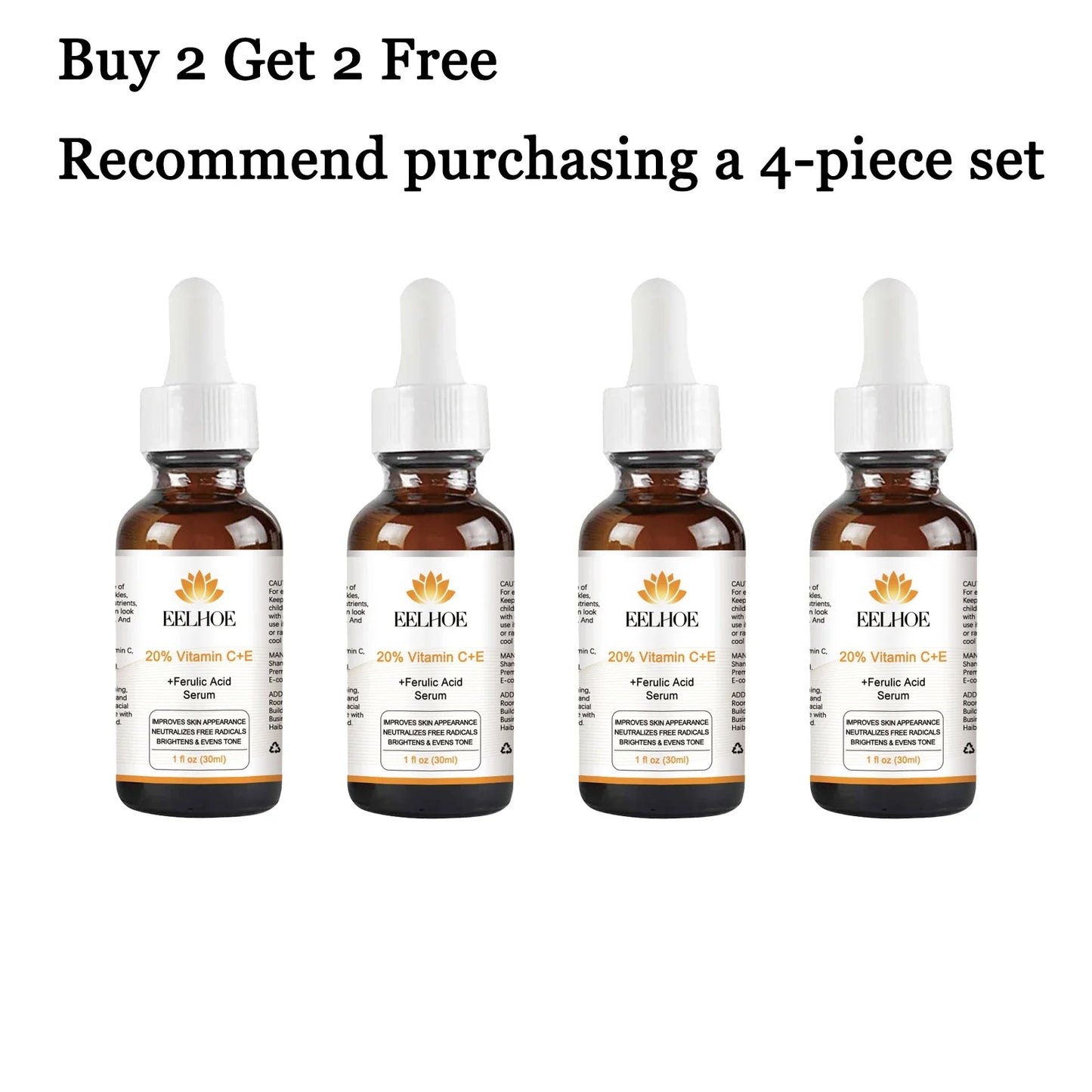Vitamin C+E Face Serum 30ml – Glow, Moisture & Elasticity