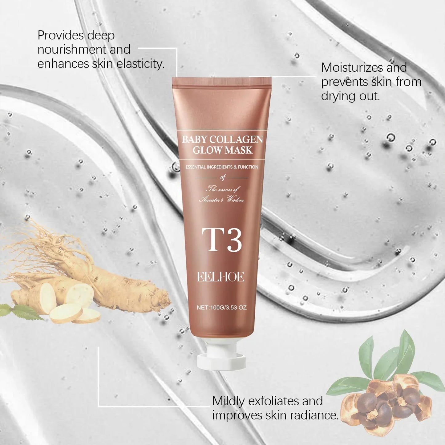 EELHOE Collagen Peel-Off Mask – Blackhead & Deep Pore Cleanser