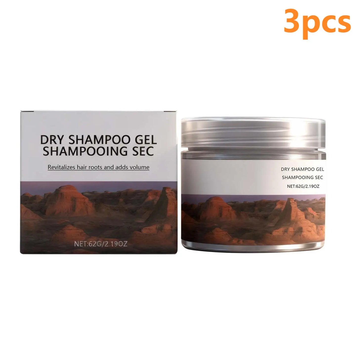 Castor Oil Dry Shampoo Paste – Oil Control & Volume 62g