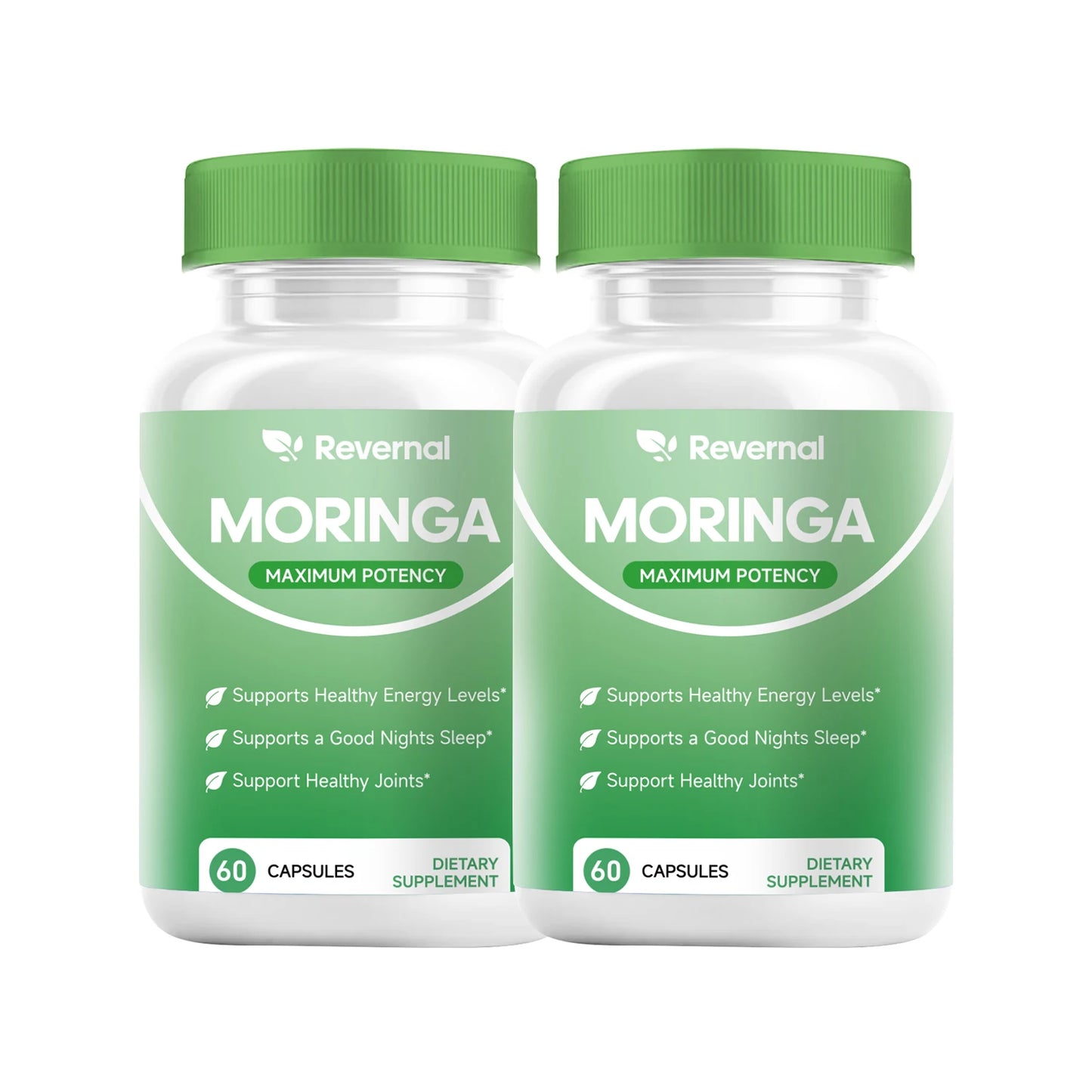 Moringa Powder Capsules 800mg – Pure Antioxidant Superfood | Energy, Immunity & Nutrition Support Peaceful Pleasures Health and Wellness 2pcs United States