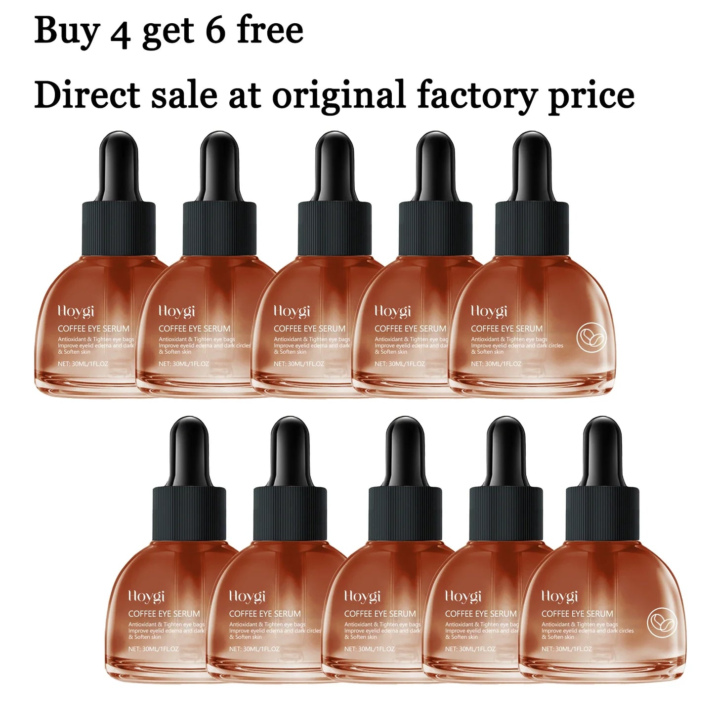 Hoygi Coffee Face & Eye Serum 30ml – Firming & Moisturizing