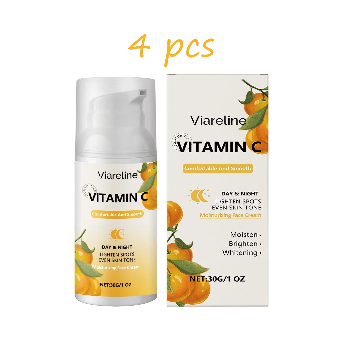 Viareline Vitamin C Face Cream – Brightening & Deep Moisture 30g