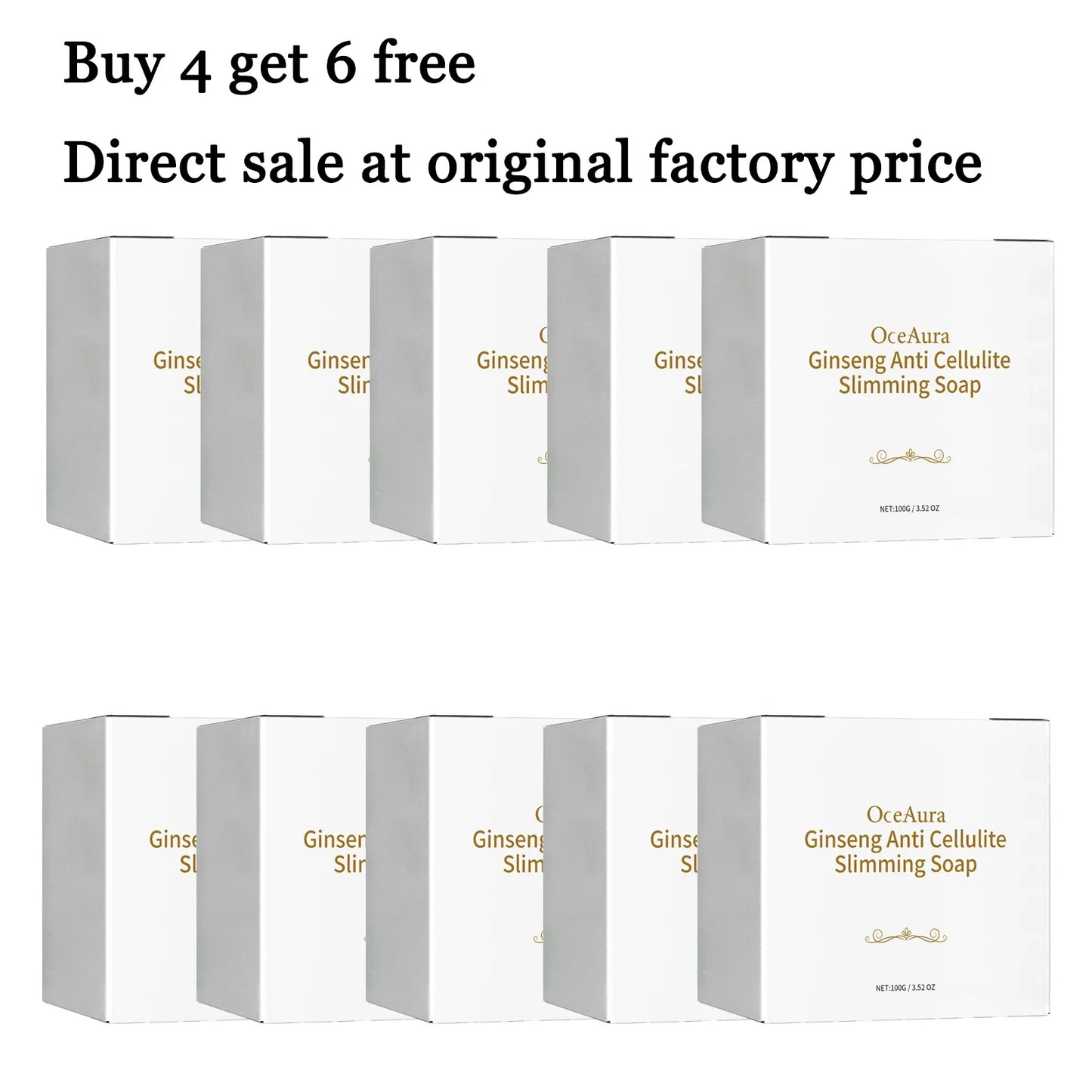 OceAura Ginseng Body Soap – Firming, Moisturizing & Slimming