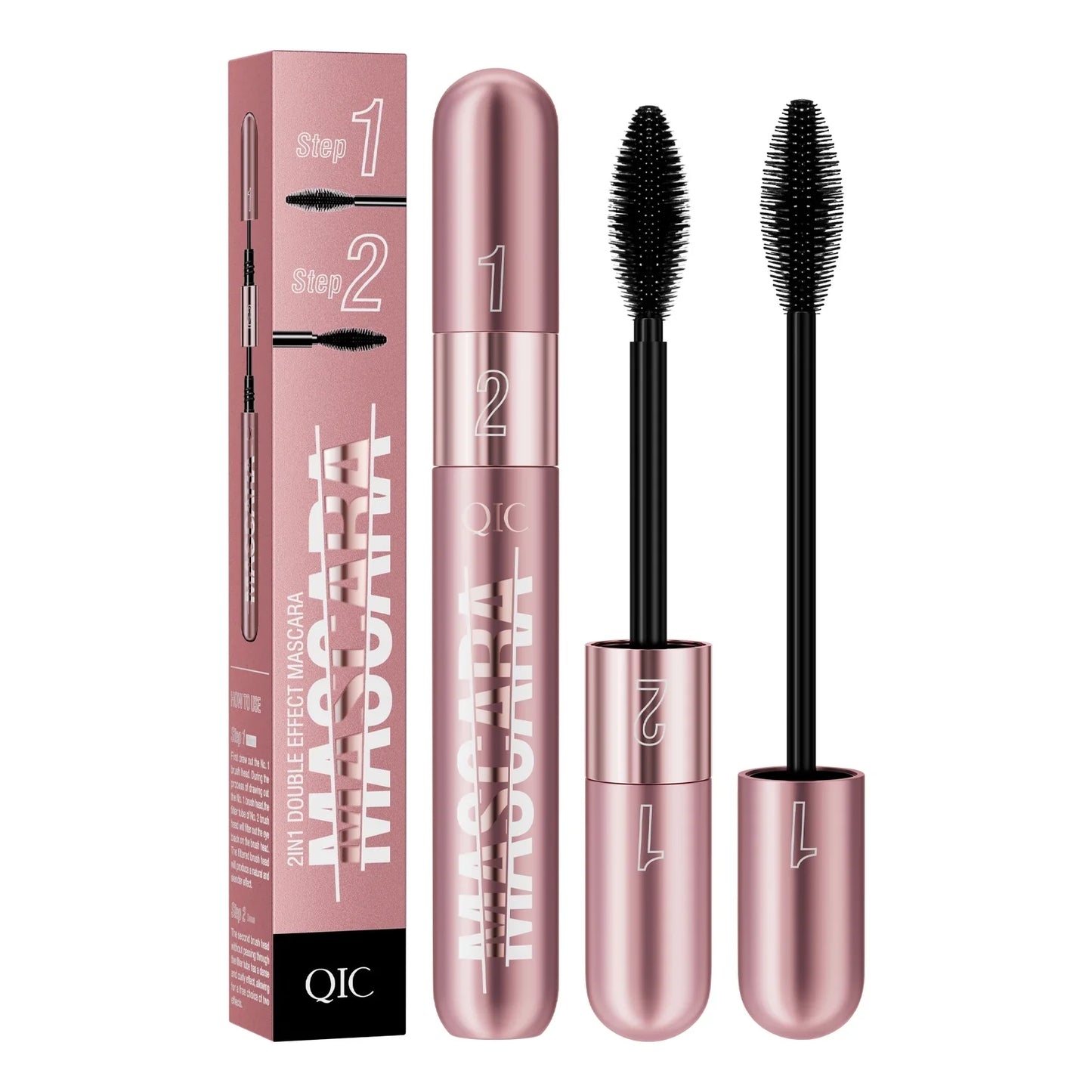 QIC 4D Mascara – Waterproof, Volumizing & Lengthening
