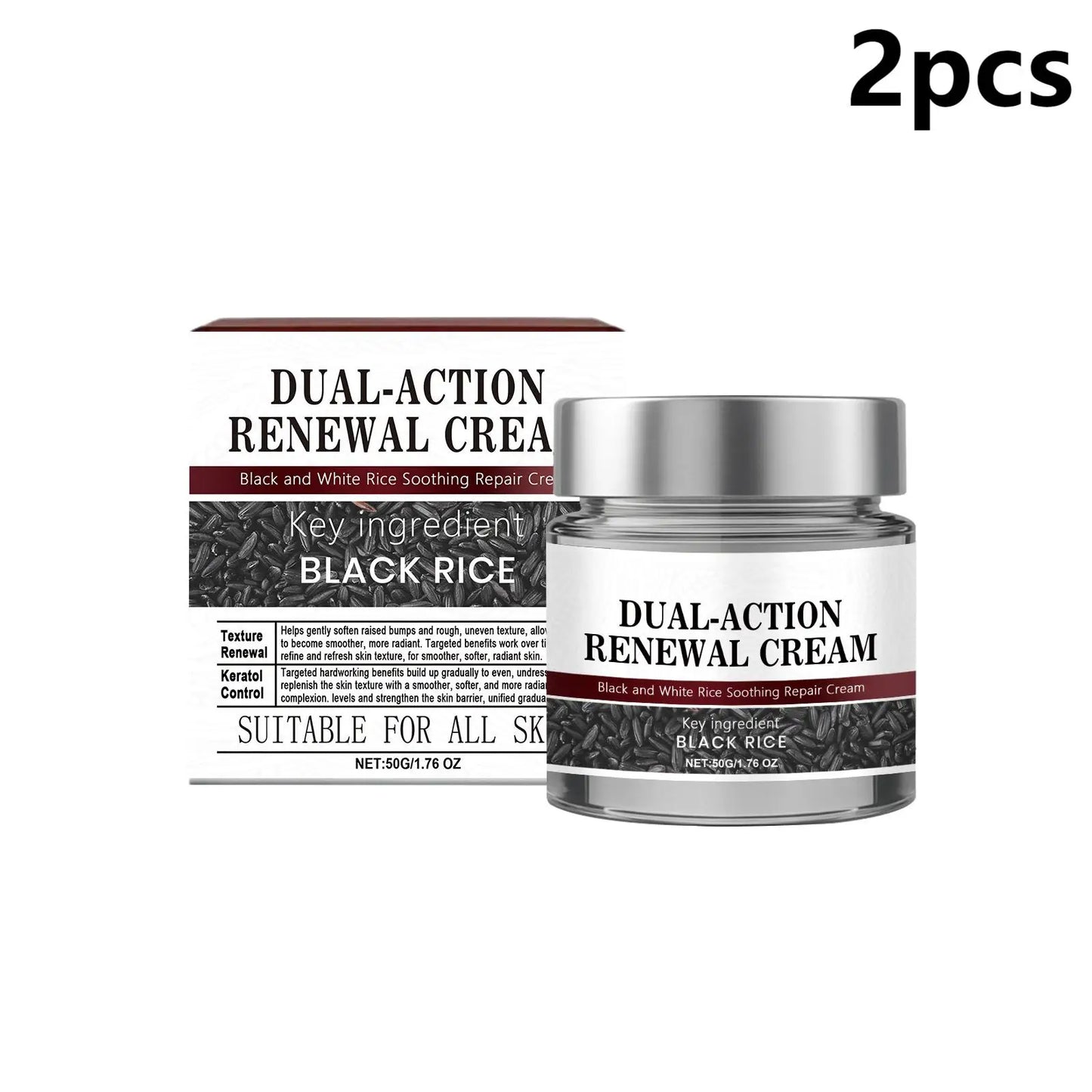 Black Rice & Niacinamide Brightening Face Cream Moisturizer 50g