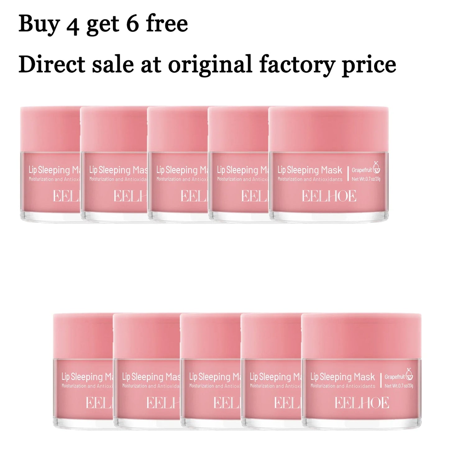 Grapefruit Lip Sleeping Mask – Moisturizing & Plumping 20g