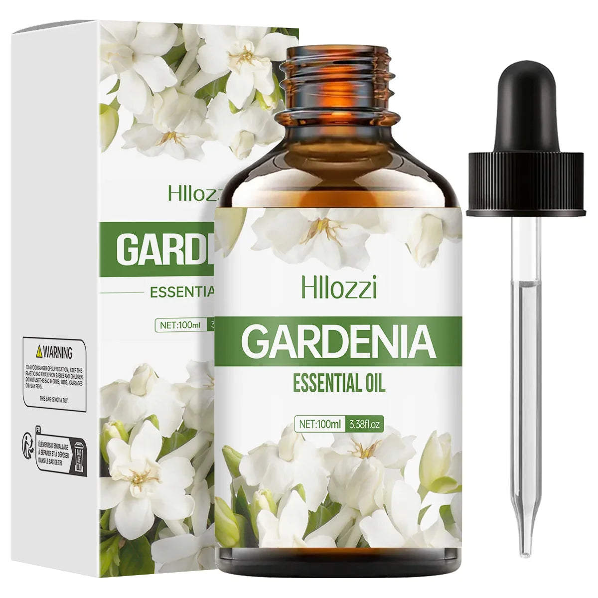 Gardenia Essential Oil – Floral Scent for Massage, Hair & Diffuser