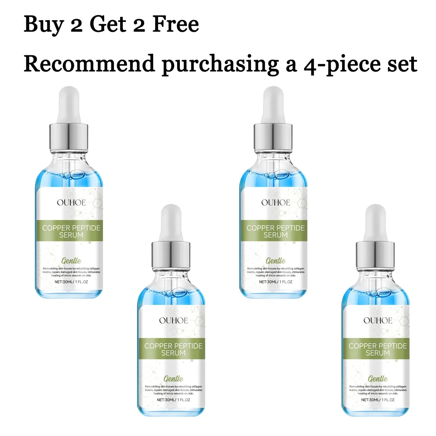 Blue Copper Peptide Face Serum 30ml – Glow, Firm & Hydrate