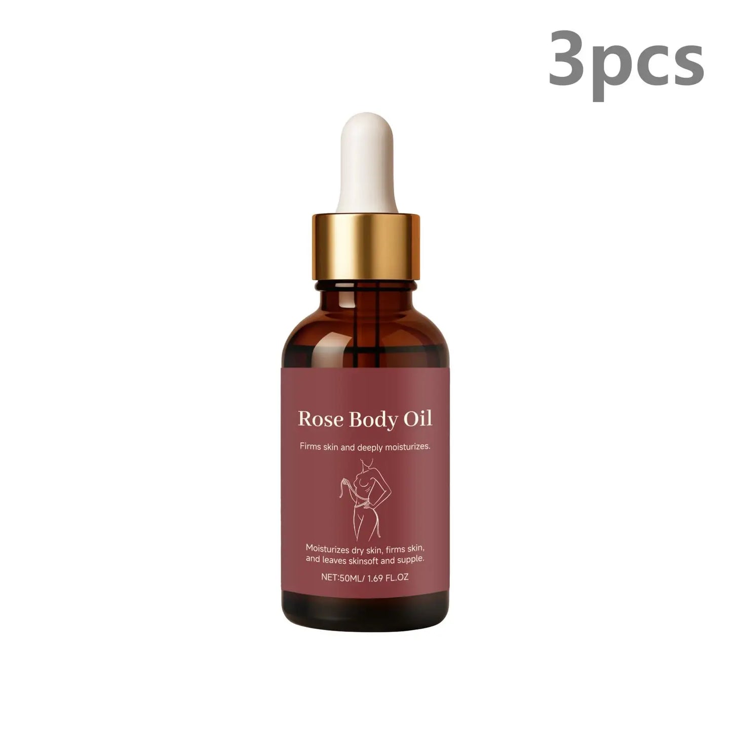 Rose & Coffee Seed Body Oil – Hydrating & Firming Oil 50ml