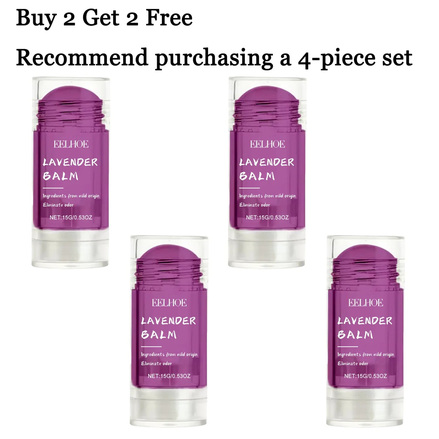 Lavender Body Balm Deodorant Stick 15g – Floral Fragrance
