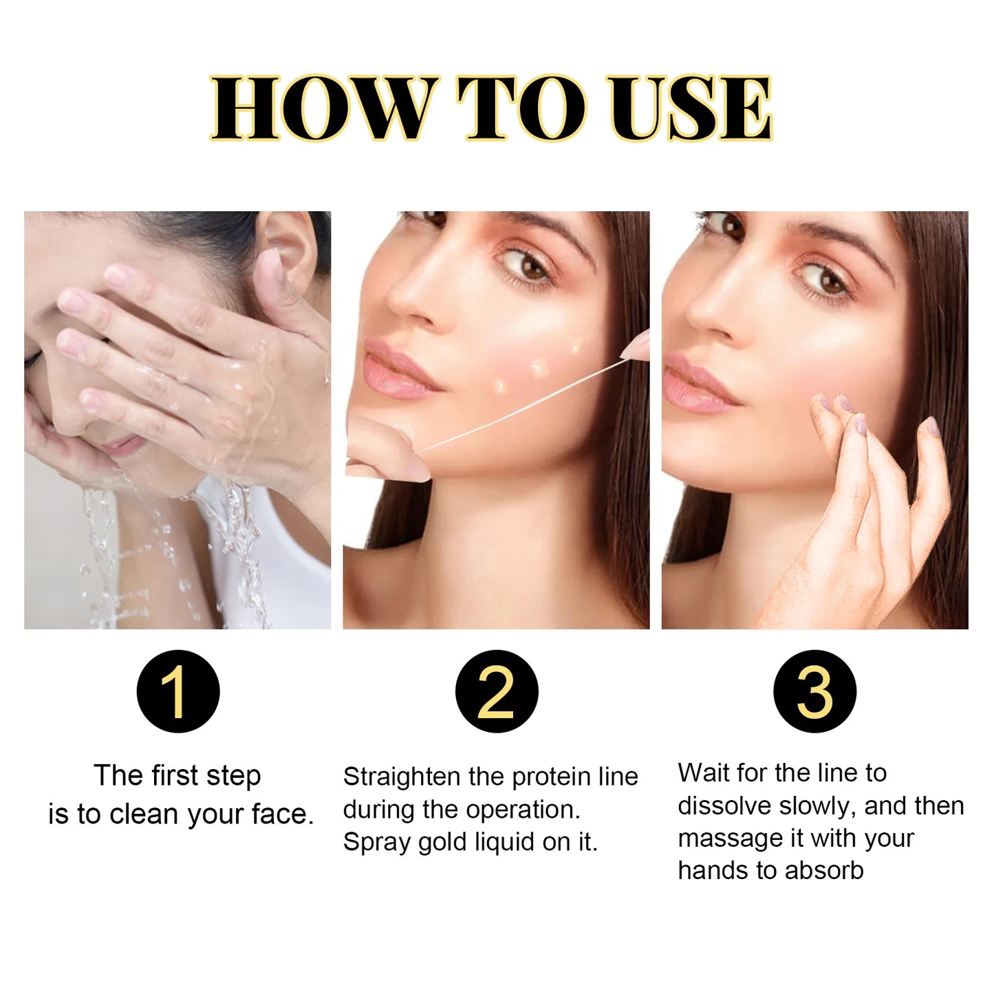 EELHOE Protein Thread Lifting Kit – Collagen Anti-Aging Serum