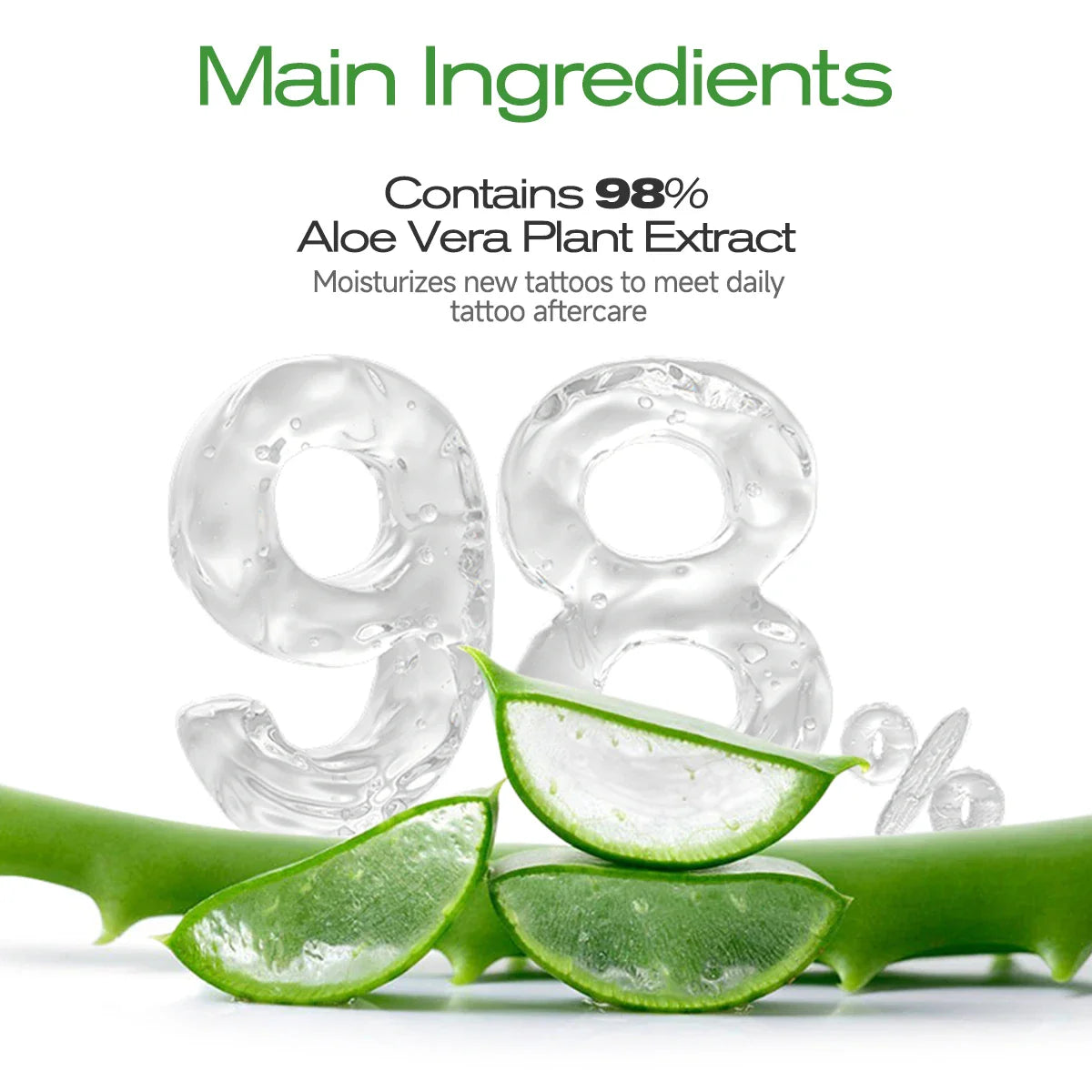 Tattoo Moisturizing Gel – Aloe Vera & Color-Enhancing, 50g