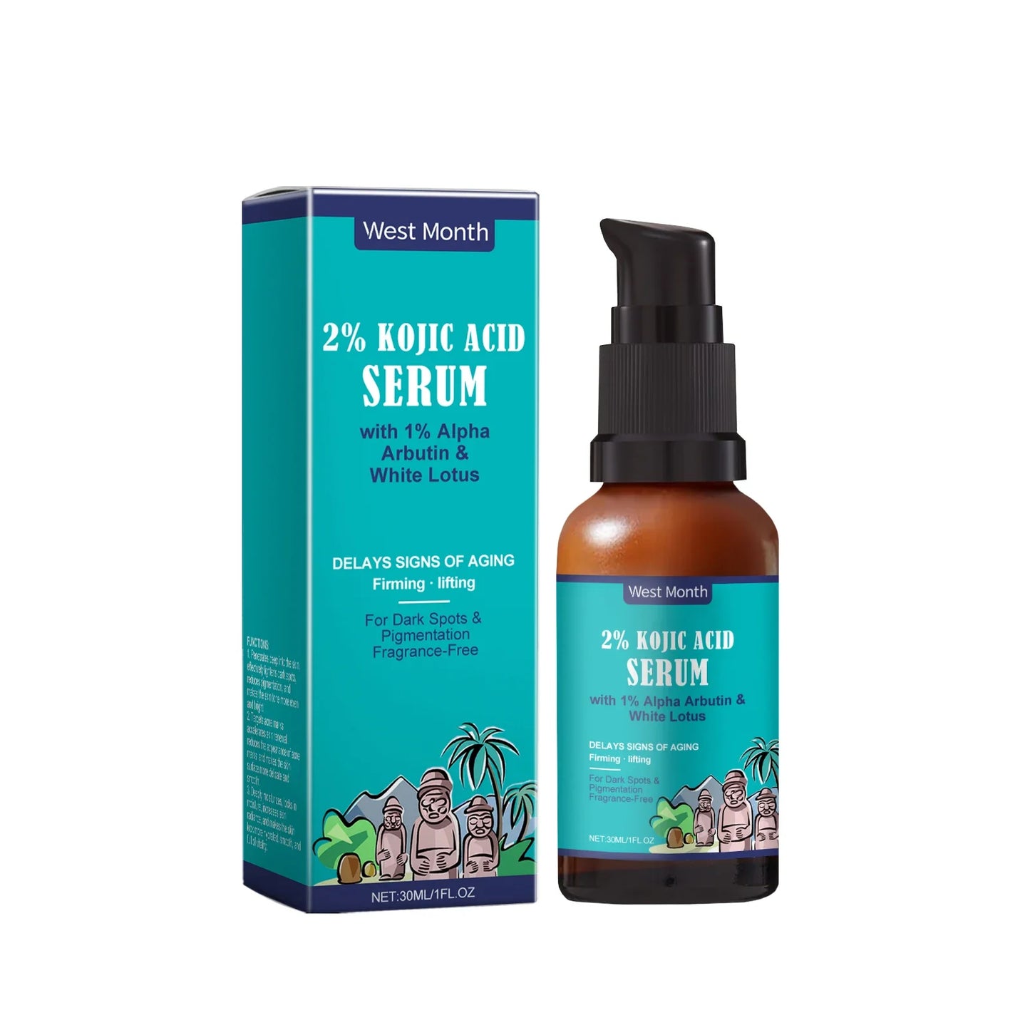 Kojic Acid Face Serum 30ml – Brighten & Even Skin Tone