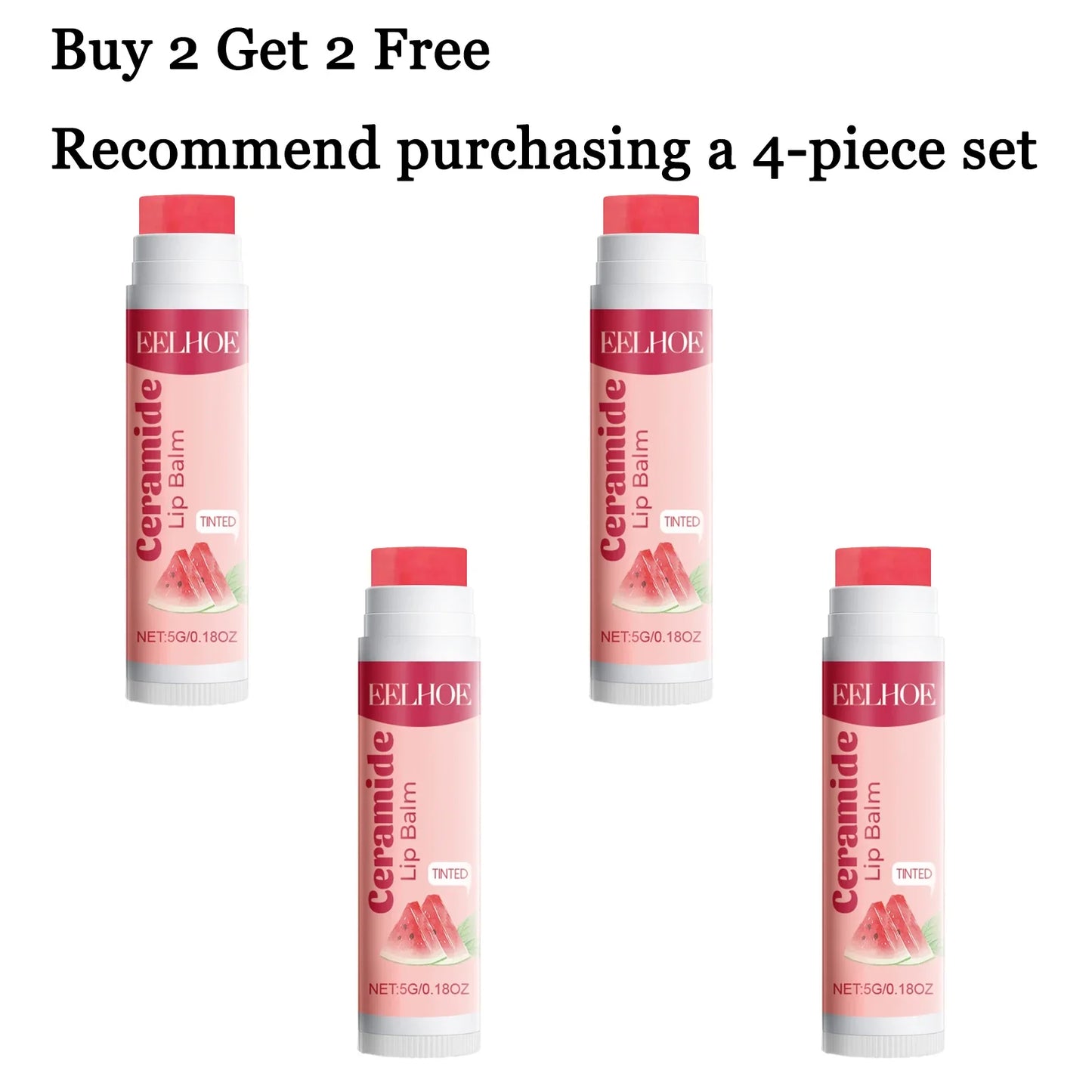 Watermelon Lip Balm – Shea Butter, Plumping & Moisturizing