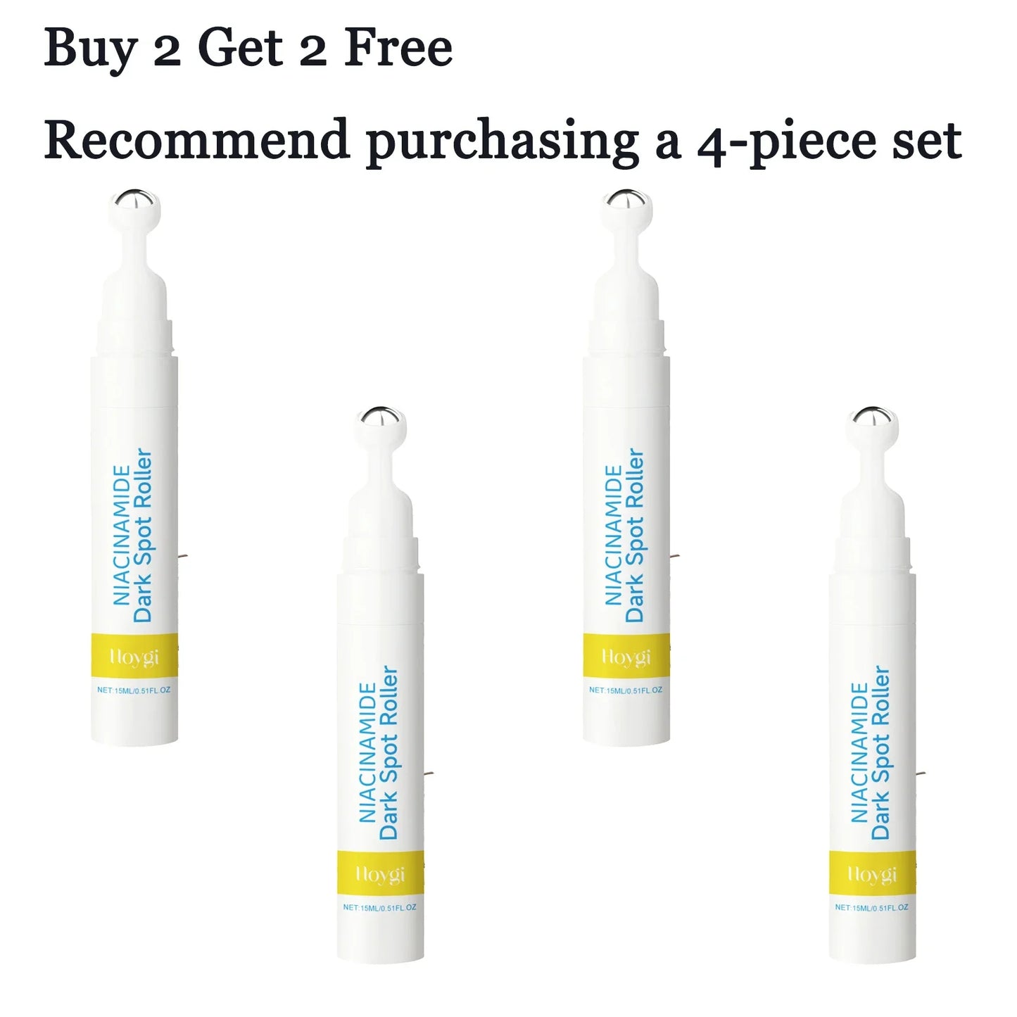 Hoygi Niacinamide Face Serum Roller 15ml – Brighten & Moisturize