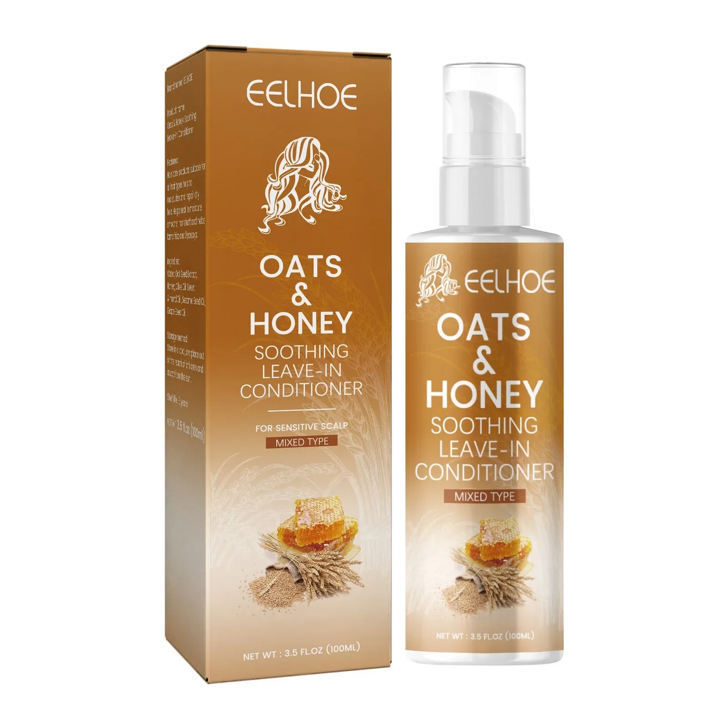 EELHOE Honey Leave-In Conditioner – Repair Damaged Hair 100ml