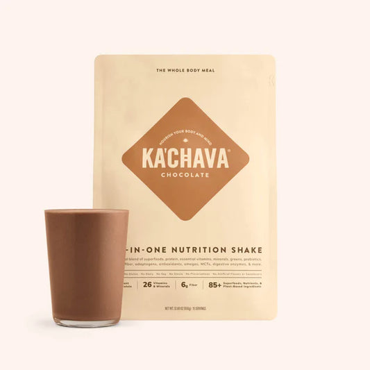 KACHAVA - Chocolate ALL-IN-ONE NUTRITION SHAKE 15.31oz (434g) EX 12/25 KA'CHAVA