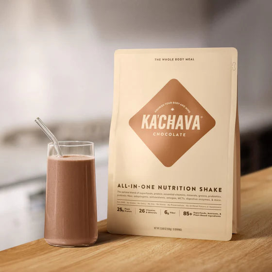 KACHAVA - Chocolate ALL-IN-ONE NUTRITION SHAKE 15.31oz (434g) EX 12/25 KA'CHAVA
