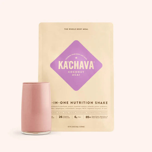 KACHAVA Acai Coconut ALL-IN-ONE NUTRITION SHAKE 15.31oz (434g) Ex 12/25 KA'CHAVA
