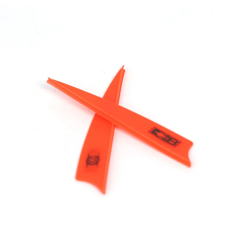 50 Archery BOLT Fletching Vane Crossbow Arrow Feather DIY Hunting