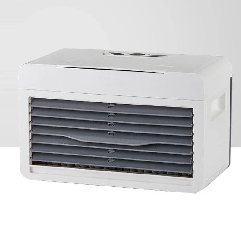 Mini USB Air Cooler Fan with Humidifier – 5V Desktop Cooling