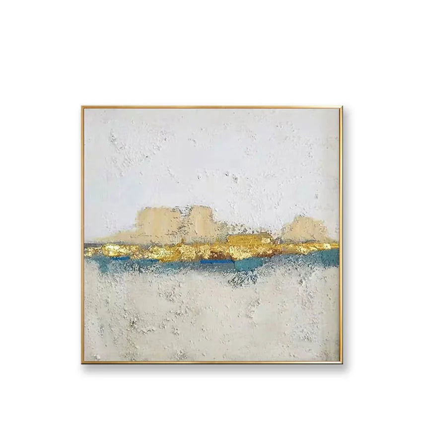 Abstract Poster Frameless 100%Handmade Canvas Oil Painting Acrylic Color Modern Popular Home Hotel Interior Wall Art Decoration Peaceful Pleasures Health and Wellness No frame 2 60cmx80cm