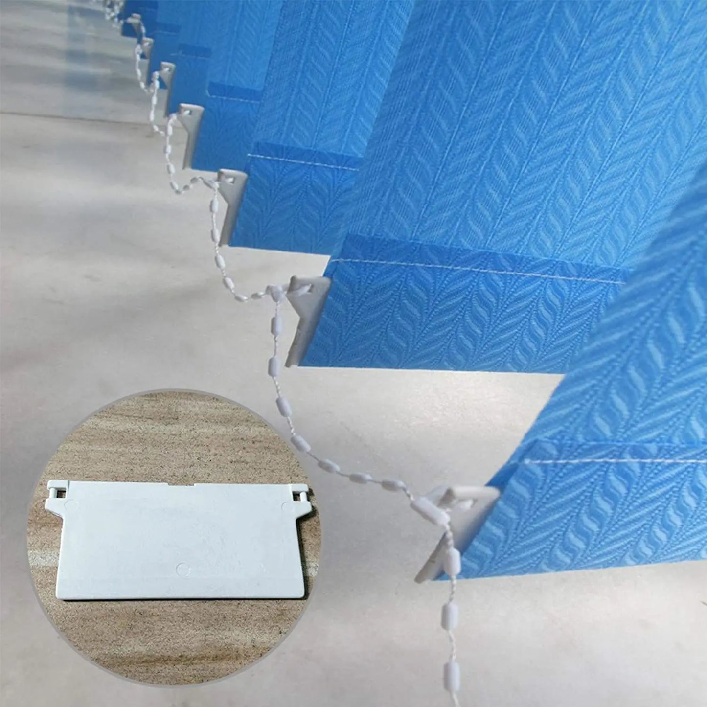10-Pack Vertical Blind Bottom Weights Replacement Slats