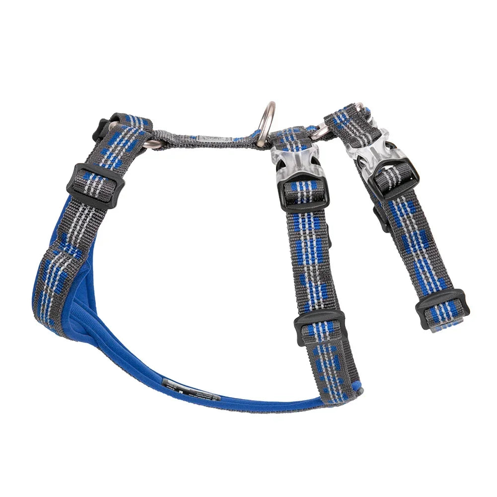TRUELOVE Pet Best Double H Trail Runner No-Pull Dog Harness 3M Reflective with Premium Material Small Medium Large Dogs YH1804 Peaceful Pleasures Health and Wellness Blue S China Mainland