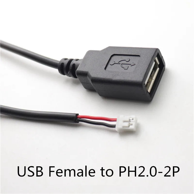 1PCS 30CM USB Female Jack To XH2.54 PH2.0 Dupont 2.54 4P Wire Cable Harness Peaceful Pleasures Health and Wellness USB Female to PH 2P