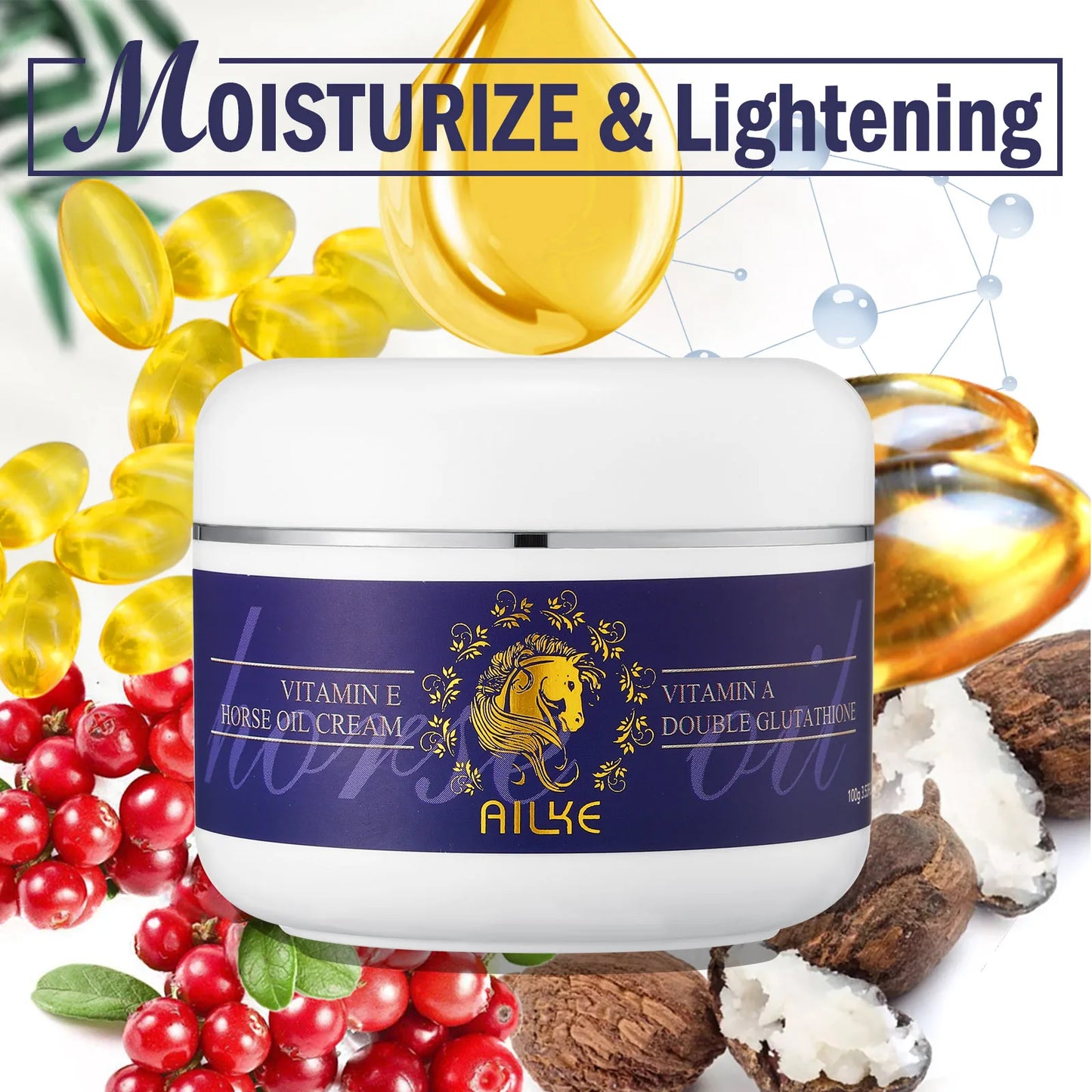 AILKE Glutathione Brightening Skin Care Set – 5-in-1