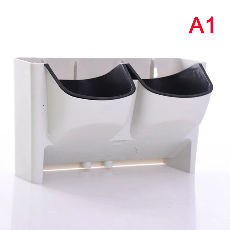 1pc Self Watering Flower Pot Stackable Vertical Planter Wall Hanging Durable Peaceful Pleasures Health and Wellness A1