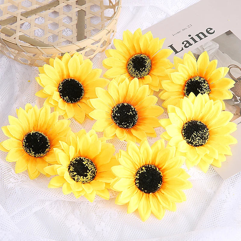 Silk Sunflower & Daisy Artificial Flowers – Wedding & Home Décor