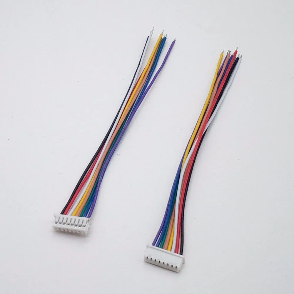 100Pcs/Lot 1.25 Wire Cable Connector JST 2/3/4/5/6/7/8/9/10Pin Electronic Line Single Head Connect Terminal Plug 28AWG 10cm Diy Peaceful Pleasures Health and Wellness