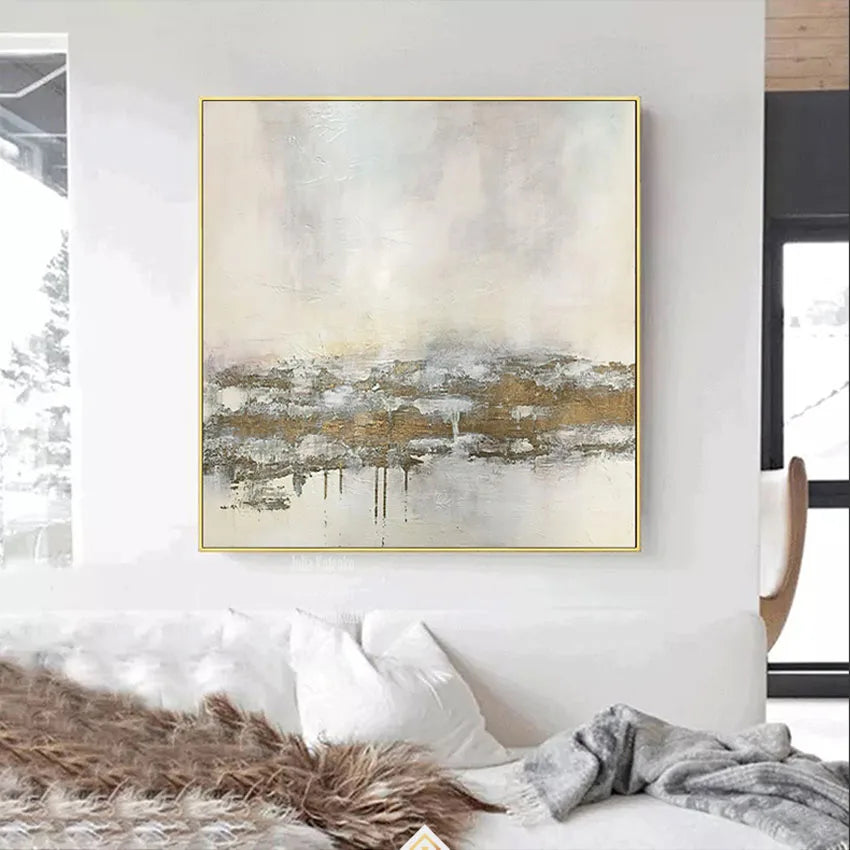 Frameless Handmade Canvas Oil Painting Modern Popular Acrylic Pigment Abstract Poster For Homes And Hotels Wall Art Decoration Peaceful Pleasures Health and Wellness
