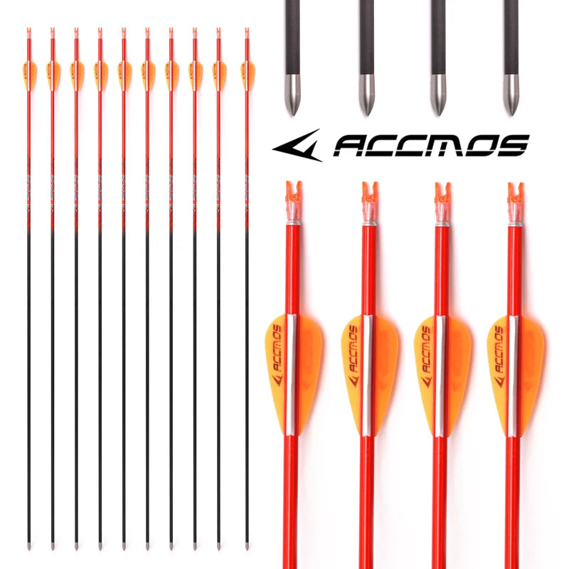 6-12ps 100 Pure Carbon Arrow ID Spine 400 500 600 700 800 900 1000