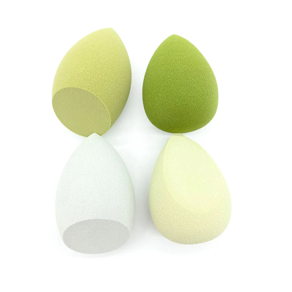 4-Pack Makeup Blending Sponge Puffs | Dry & Wet Foundation
