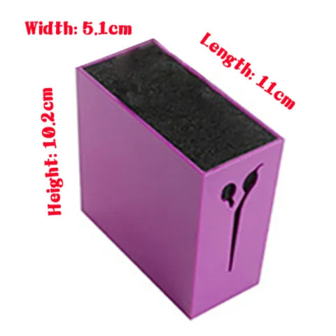 Barber Scissors Holder Storage Box Barber Hairpin Combs Holder Large Capacity Storage Case Barbershop Desktop Organizer Supplies Peaceful Pleasures Health and Wellness A-purple