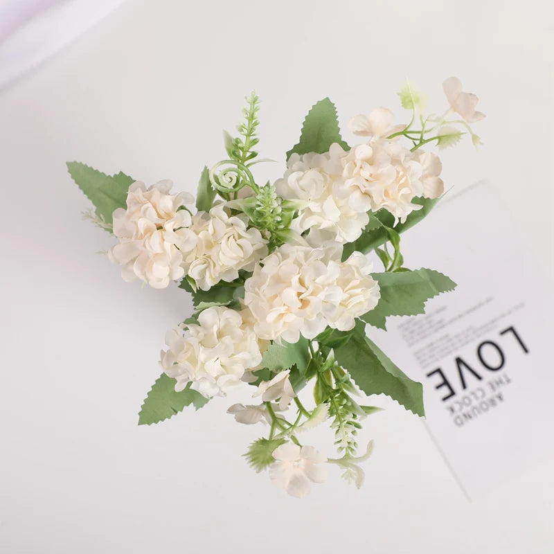 Artificial Silk Hydrangea Bouquet – Wedding & Home Décor