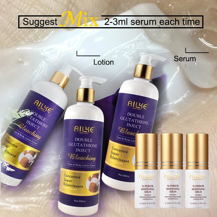 AILKE Brightening Moisturizing Body Lotion – Even Skin Tone 500ml