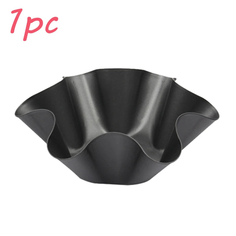6-Piece Nonstick Egg Tart Mold Set – Flower-Shape Cupcake & Tartlet Pans Peaceful Pleasures Health and Wellness 1pc
