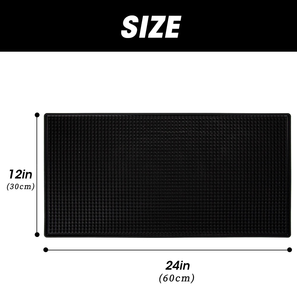 Alileader 30x60cm Non-Slip Barber Mat Hairdressing Tool Anti-Skid Pad for Clippers Salon Use Beauty Hair Salon Mat Peaceful Pleasures Health and Wellness 30cm 60cm fang hua
