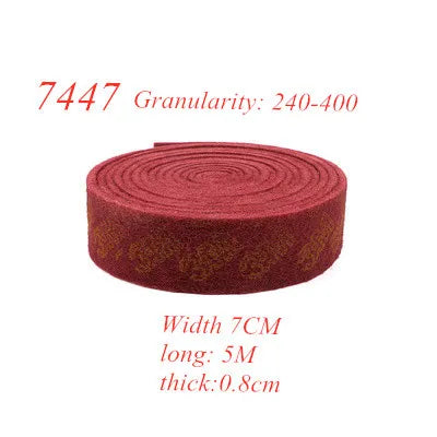 5M Stainless Steel Scouring Pad Roll – Metal & Wood Polishing